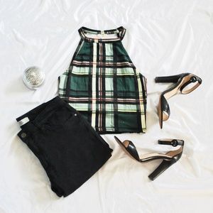 Plaid Crop Top